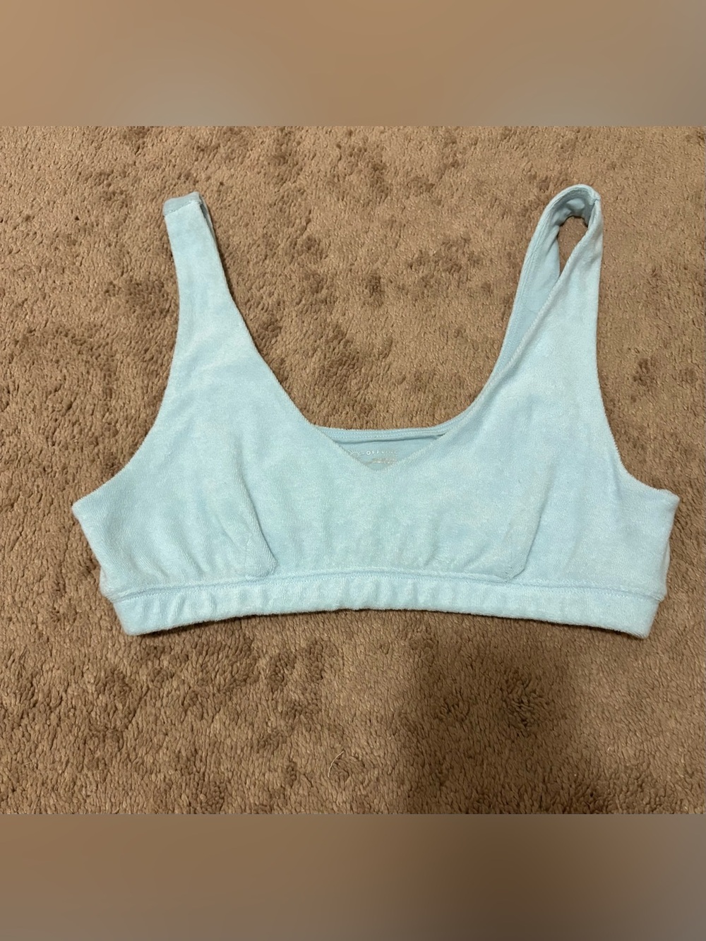 aerie Light Blue Cozy Bralette